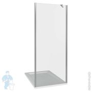 Стенка душевая GOOD DOOR BAS PANDORA SP-80-С-CH (80x185) стекло прозрачное