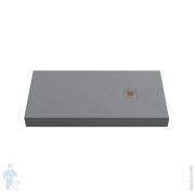 Душевой поддон GOOD DOOR BAS Essentia 1700x800 литьевой мрамор, графит, прямоугольный, без сифона