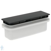 Ideal Standard Сифон для поддона ULTRAFLAT прямоугольная крышка, черная матовая T4493V3