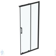 Дверь душевого уголка Ideal Standard CONNECT 2 (900х1950) откатная, стекло прозрачное/матовый черный K9261V3