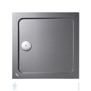 Душевой поддон Jacob Delafon FLIGHT SAFE COULEUR (800х800х40) акриловый, мат.серебро E62441-F-S21