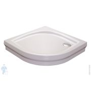 Душевой акриловый поддон RAVAK Galaxy Elipso 80 PAN (800х800х175) с панелью, белый