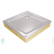 Душевой акриловый поддон RAVAK Galaxy Perseus 90 EX (900х900х175) для облицовки кафелем, белый