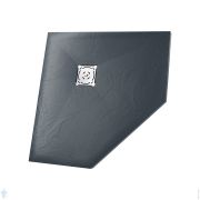 Душевой поддон RGW ST/T-0099G (900х900х25) трапеция, иск. камень, графит 16155099-02