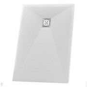 Душевой поддон RGW ST-0120W (1000х1200х25) прямоугольный, иск. камень, белый 16152012-01
