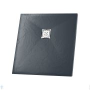 Душевой поддон RGW ST-0099G (900х900х25) квадратный, иск. камень, графит 16152099-02
