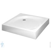 Душевой поддон RGW LUX/TN (900х900х160) квадратный, акрил, с ножками, белый 16180199-21