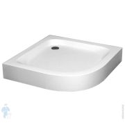 Душевой поддон RGW LUX/TN-Р (900х900х160) полукруглый, акрил, с ножками, белый 16180499-41
