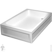 Душевой поддон RGW B/CL-S (900х1000х270) прямоугольный, акрил, с ножками, белый 16180290-51