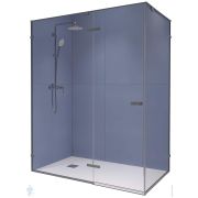 Душевой уголок RGW Stilvoll SV-04Gr (1500х900х2000) прямоуг., стекло прозр. 8мм/черн. 353204059-110