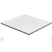Душевой поддон SALINI OASI 120321M 900х900х30мм, литой камень, сифон в комплекте, S-Stone белый мат
