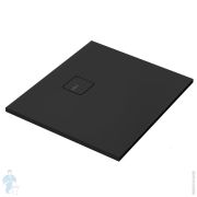 Душевой поддон SALINI OASI 120321MF 900х900х30 литой камень, сифон в комплекте, S-Stone, RAL9011