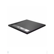 Душевой поддон WasserKRAFT Abens 1200х800х40 квадрат, искусственный камень, черный матовый 20T06