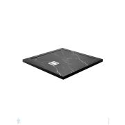 Душевой поддон WasserKRAFT Neime 900х900х40 квадрат, искусственный камень, черный 19T03