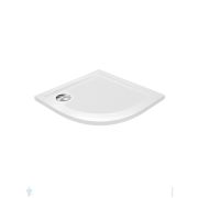 Душевой поддон WasserKRAFT Salm 900х900х40 полукруг, стеклопластик, сифон, белый 27T01