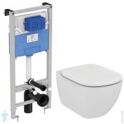 Инсталляция Ideal Standard ProSys + Унитаз TESI Rimless + сиденье микролифт T355101PT15