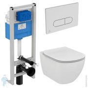 Инсталляция Ideal Standard ProSys кл хром + Унитаз TESI AquaBlade + тонкое сиденье микролифт R029901