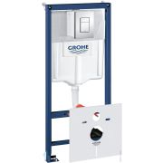 Grohe Rapid SL Инсталляция для подвесного унитаза 4в1 (клавиша Skate Cosmopolitan) 38775001