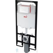 Инсталляция для подвесного унитаза ALCAPLAST AM1101/1200 с бачком, для гипсокартона или slimbox