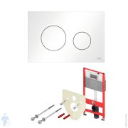 Инсталляция BETTOSERB Sava Fix Slim+клавиша смыва DUO хром глянец/хром мат. SET40006465