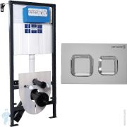 Инсталляция BETTOSERB Sava Fix Slim + клавиша смыва SMART хром глянец SET40006473