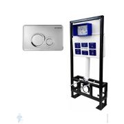 Инсталляция BETTOSERB Sava Free Standing+клавиша смыва TWIN хром глянец SFS40006464