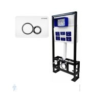 Инсталляция BETTOSERB Sava Free Standing+ клавиша смыва DUO белый глянец/хром матовый SFS40006458