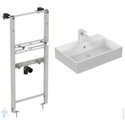 Инсталляция Ideal Standard ProSys + Умывальник Lux STRADA 600х420х130 R010267+K077801