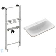 Инсталляция Ideal Standard ProSys + Умывальник Lux TONIC II 815х490х170 R010267+K083901