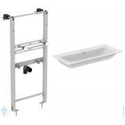 Инсталляция Ideal Standard ProSys + Умывальник Lux CONNECT AIR 1040х460х165 R010267+E027401
