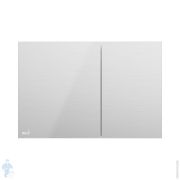 Кнопка для бачка-инсталяции ALCAPLAST AIR INOX (металл матовый)