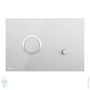 Кнопка для бачка-инсталяции ALCAPLAST STING INOX (металл матовый)