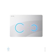 Клавиша для инсталляции AM.PM Touchless Pro сенсорная, стекло, цвет: белый глянец I0450B01