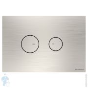 Клавиша смыва Artceram INOX 714 165х245х5,5мм, двойной смыв, нерж. сталь, цвет: сталь 714.000.BS
