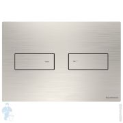 Клавиша смыва Artceram INOX 710 165х245х5,5мм двойной смыв, нерж. сталь, цвет: сталь 710.000.BS