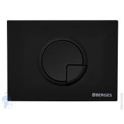Клавиша смыва BERGES R5 для инсталляции NOVUM Soft Touch, черная 040025