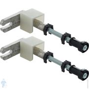Лейка для душа Paini 1 режим, круглая, матовый черный PVD 53PZ155AS
