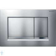 GEBERIT Sigma30 Клавиша смыва, двойной смыв, хром матовый/декор хром глянцевый 115.883.JQ.1