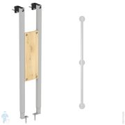 Инсталляция Ideal Standard ProSys + Поручень опорный прямой 120см, труба 35мм белый R010567+S6461AC
