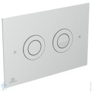 Клавиша смыва для инсталляций Ideal Standard SEPTA PRO P1 пневматическая, двойной смыв, хром R0188MY