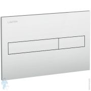 Клавиша смыва LAUFEN LIS AW1 двойной смыв, матовый хром 8.9566.1.007.000.1