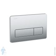 Клавиша смыва LAUFEN LIS AW2 двойной смыв, нержавеющая сталь 8.9566.2.000.000.1