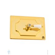 Клавиша смыва Migliore OTTONE CLASSIC золото, отверстие для ручки 145x217мм, металл ML.PLC-27.053.DO