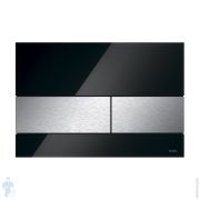 Душевая лейка RAVAK X07P670 186мм, 1 режим, черный матовый