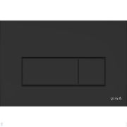 Клавиша смыва двойная VITRA Root Square пластик, цвет черный матовый 740-2311