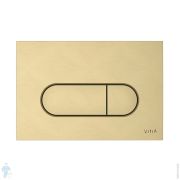 Клавиша смыва двойная VITRA Root Round пластик, цвет: золото брашированное 740-2225