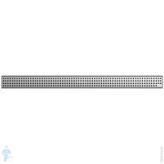 Донный клапан WasserKRAFT A105 Push-up для раковины с переливом, цвет: хром