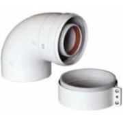 Коаксиальный отвод 90° D-60/100 мм BAXI KHG 714101410
