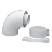 Коаксиальный отвод 90° D-80/125 мм, 1000 мм BAXI KHG 714140510