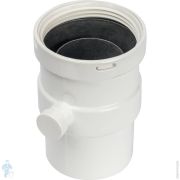 Элемент дымохода вертикальный D80 п/м с патрубком для отвода конденсата STOUT SCA-0080-020137